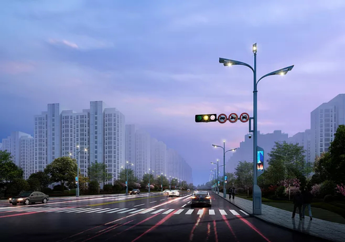 智慧燈桿搭載交通信號燈.png 智慧燈桿搭載交通信號燈.png